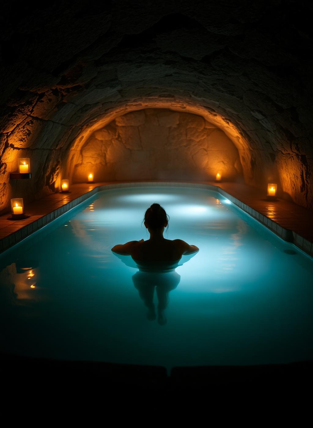 Subterranean thermal spa